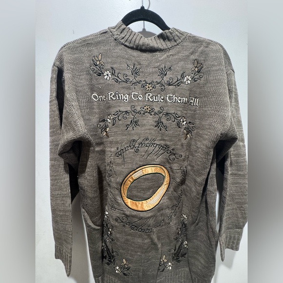 The Lord Of The Rings Floral Icons Cardigan (Size Junior SM) - Picture 7 of 8